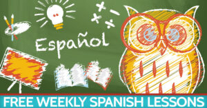 Weekly Spanish lessons for teachers