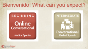 Online 1-1 Conversational Medical Spanish Course