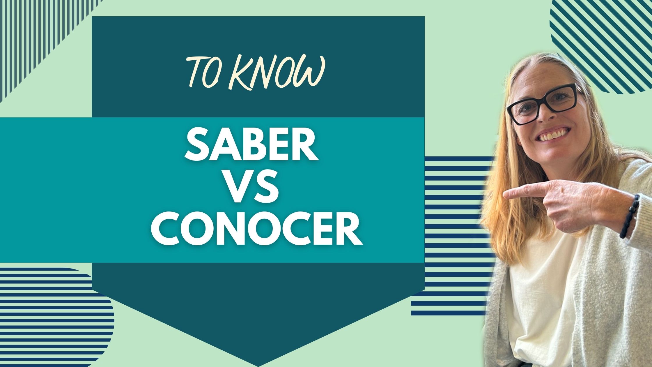 Saber vs. Conocer – they both mean “to know” in Spanish?